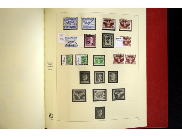 1924/45, gestempelte kpl. Sammlung, dabei Mi.-Nr. Bl.2 auf Briefausschnitt (Fotoattest H.-D. Schlegel BPP, 2015), teils etwas