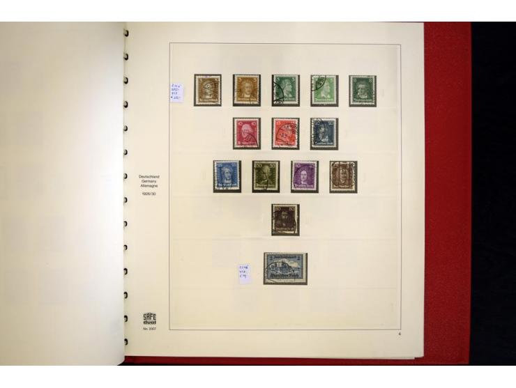 1924/45, gestempelte kpl. Sammlung, dabei Mi.-Nr. Bl.2 auf Briefausschnitt (Fotoattest H.-D. Schlegel BPP, 2015), teils etwas