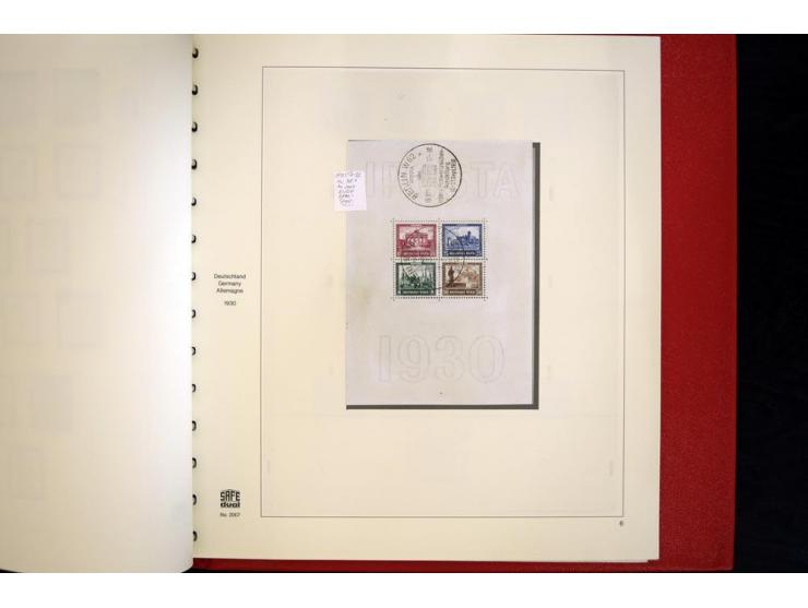 1924/45, gestempelte kpl. Sammlung, dabei Mi.-Nr. Bl.2 auf Briefausschnitt (Fotoattest H.-D. Schlegel BPP, 2015), teils etwas