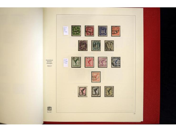 1924/45, gestempelte kpl. Sammlung, dabei Mi.-Nr. Bl.2 auf Briefausschnitt (Fotoattest H.-D. Schlegel BPP, 2015), teils etwas