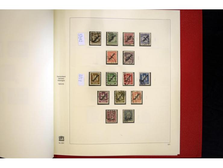 1924/45, gestempelte kpl. Sammlung, dabei Mi.-Nr. Bl.2 auf Briefausschnitt (Fotoattest H.-D. Schlegel BPP, 2015), teils etwas