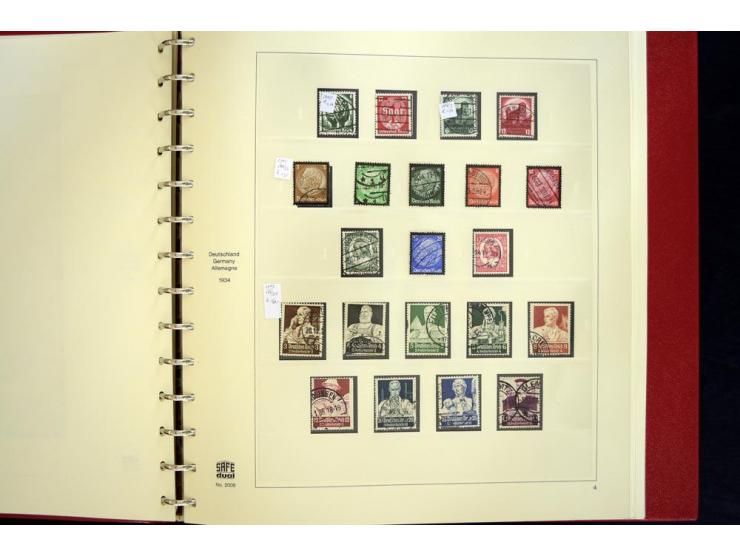 1924/45, gestempelte kpl. Sammlung, dabei Mi.-Nr. Bl.2 auf Briefausschnitt (Fotoattest H.-D. Schlegel BPP, 2015), teils etwas