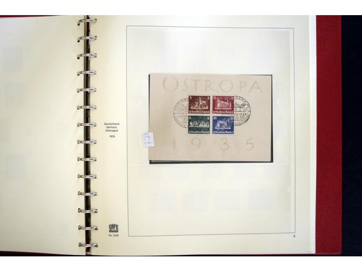 1924/45, gestempelte kpl. Sammlung, dabei Mi.-Nr. Bl.2 auf Briefausschnitt (Fotoattest H.-D. Schlegel BPP, 2015), teils etwas