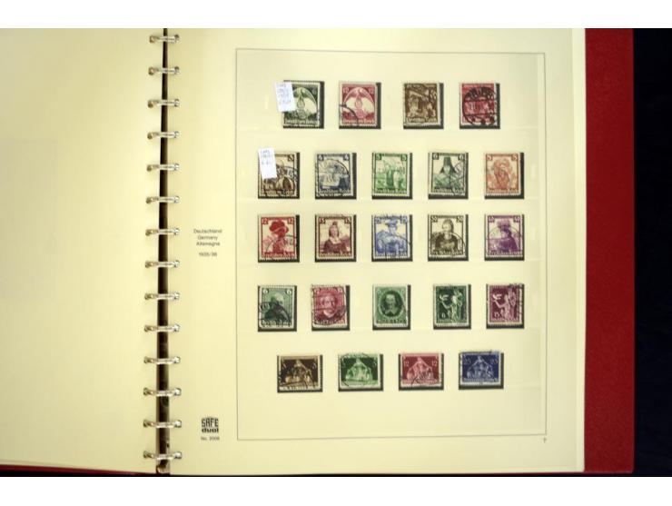 1924/45, gestempelte kpl. Sammlung, dabei Mi.-Nr. Bl.2 auf Briefausschnitt (Fotoattest H.-D. Schlegel BPP, 2015), teils etwas