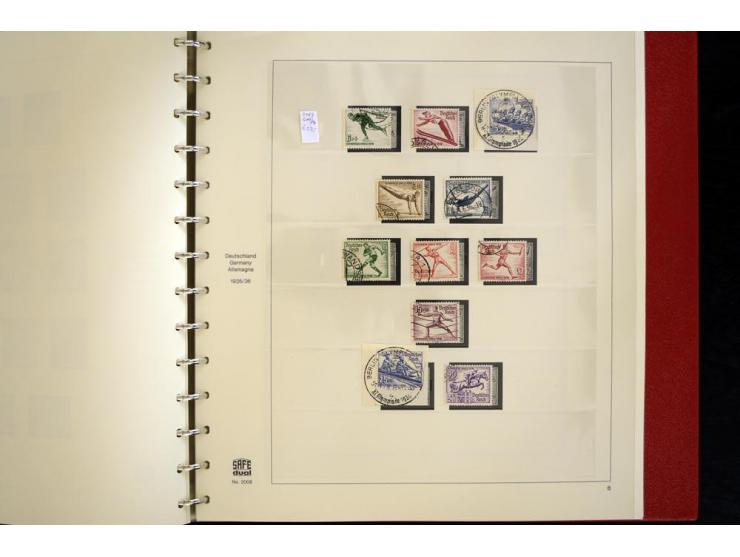 1924/45, gestempelte kpl. Sammlung, dabei Mi.-Nr. Bl.2 auf Briefausschnitt (Fotoattest H.-D. Schlegel BPP, 2015), teils etwas