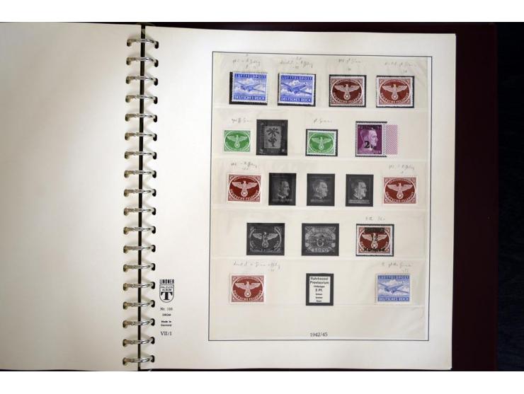 1933/45, postfrische und ungebrauchte Sammlung, in den Hauptnummern kpl., zusätzlich 4er-Blocks (u.a. Mi.-Nr. 556-64), Besond