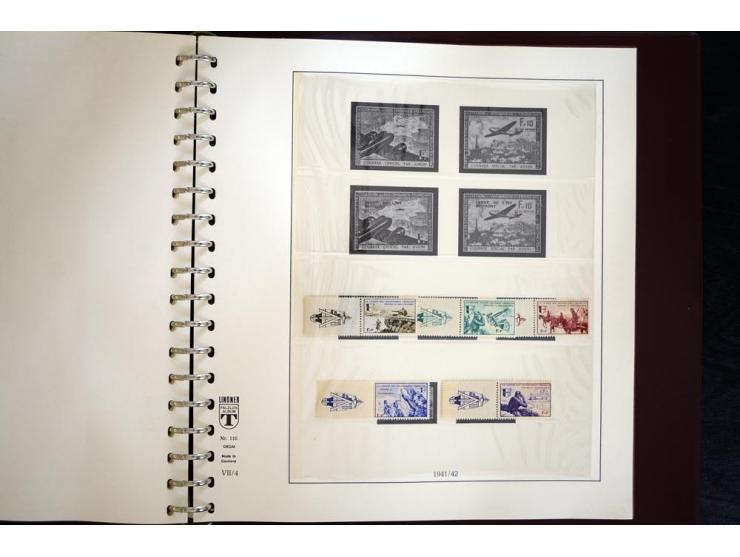 1933/45, postfrische und ungebrauchte Sammlung, in den Hauptnummern kpl., zusätzlich 4er-Blocks (u.a. Mi.-Nr. 556-64), Besond