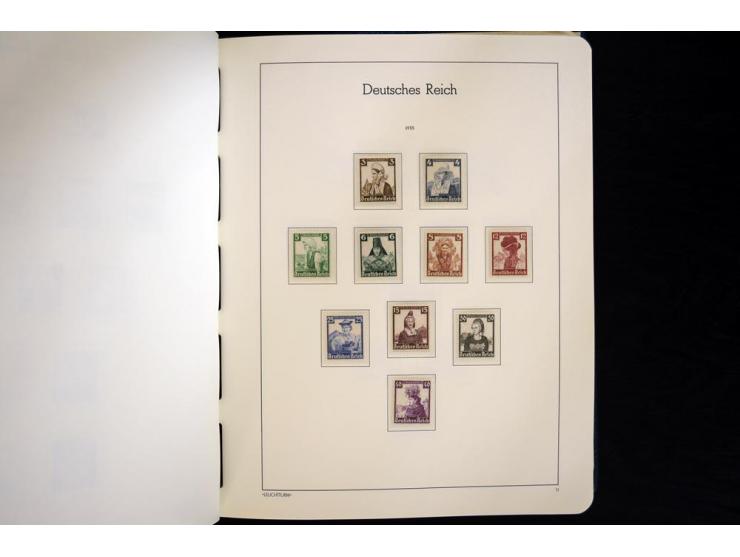 1933/45, postfrische und ungebrauchte Sammlung, in den Hauptnummern kpl., dazu etwas Besetzung II
