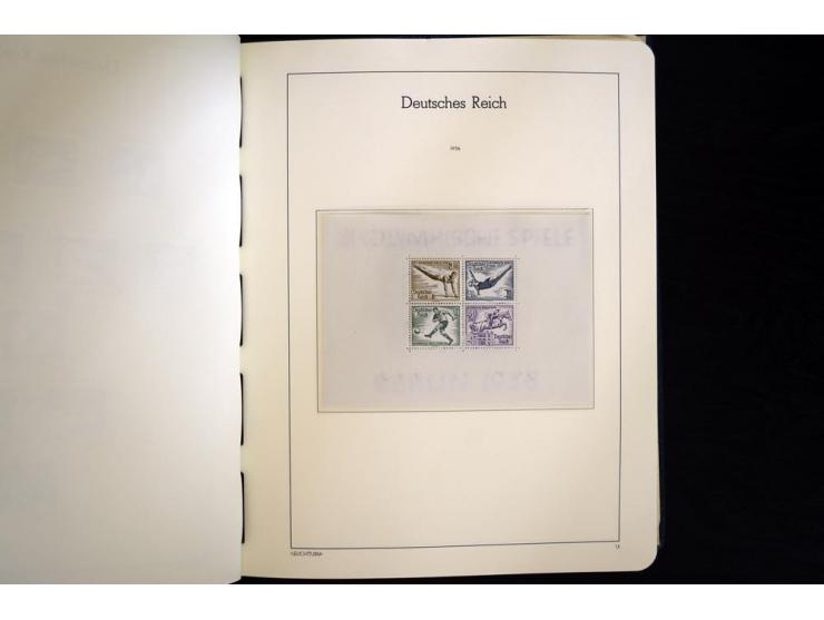 1933/45, postfrische und ungebrauchte Sammlung, in den Hauptnummern kpl., dazu etwas Besetzung II