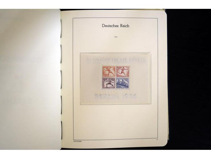 1933/45, postfrische und ungebrauchte Sammlung, in den Hauptnummern kpl., dazu etwas Besetzung II