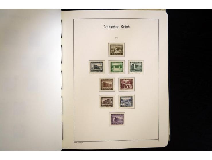 1933/45, postfrische und ungebrauchte Sammlung, in den Hauptnummern kpl., dazu etwas Besetzung II