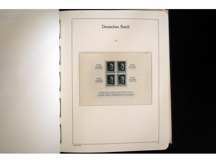 1933/45, postfrische und ungebrauchte Sammlung, in den Hauptnummern kpl., dazu etwas Besetzung II
