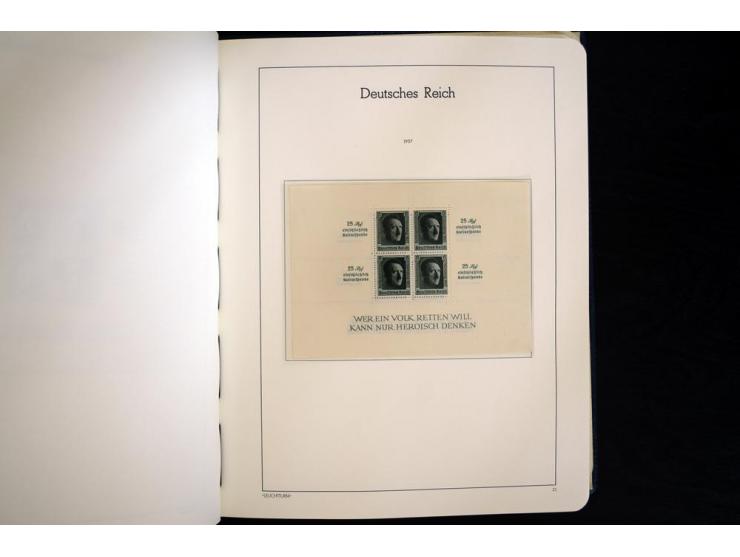 1933/45, postfrische und ungebrauchte Sammlung, in den Hauptnummern kpl., dazu etwas Besetzung II