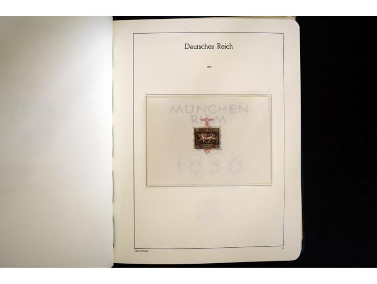 1933/45, postfrische und ungebrauchte Sammlung, in den Hauptnummern kpl., dazu etwas Besetzung II