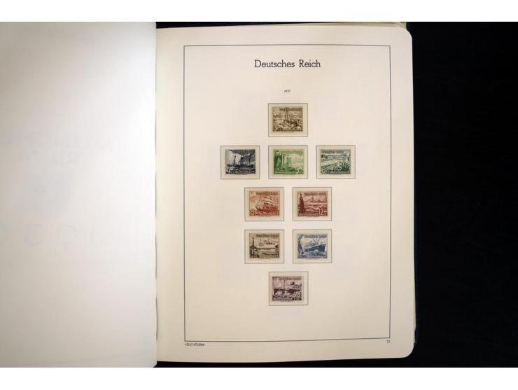 1933/45, postfrische und ungebrauchte Sammlung, in den Hauptnummern kpl., dazu etwas Besetzung II