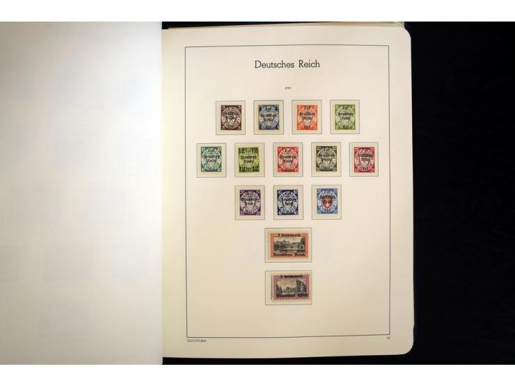 1933/45, postfrische und ungebrauchte Sammlung, in den Hauptnummern kpl., dazu etwas Besetzung II