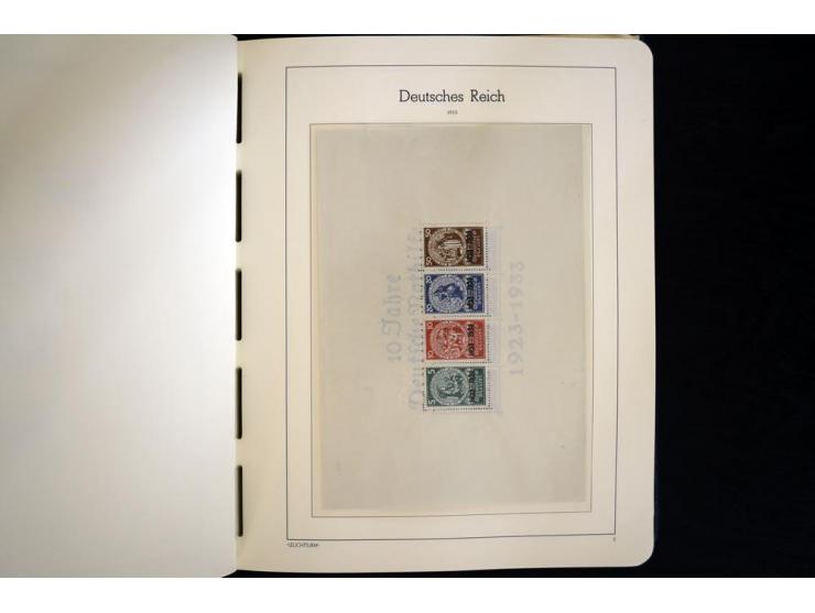 1933/45, postfrische und ungebrauchte Sammlung, in den Hauptnummern kpl., dazu etwas Besetzung II