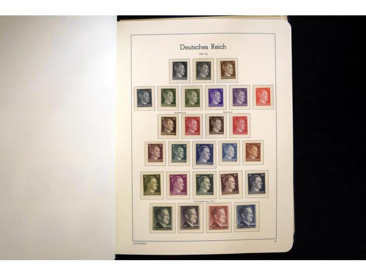 1933/45, postfrische und ungebrauchte Sammlung, in den Hauptnummern kpl., dazu etwas Besetzung II