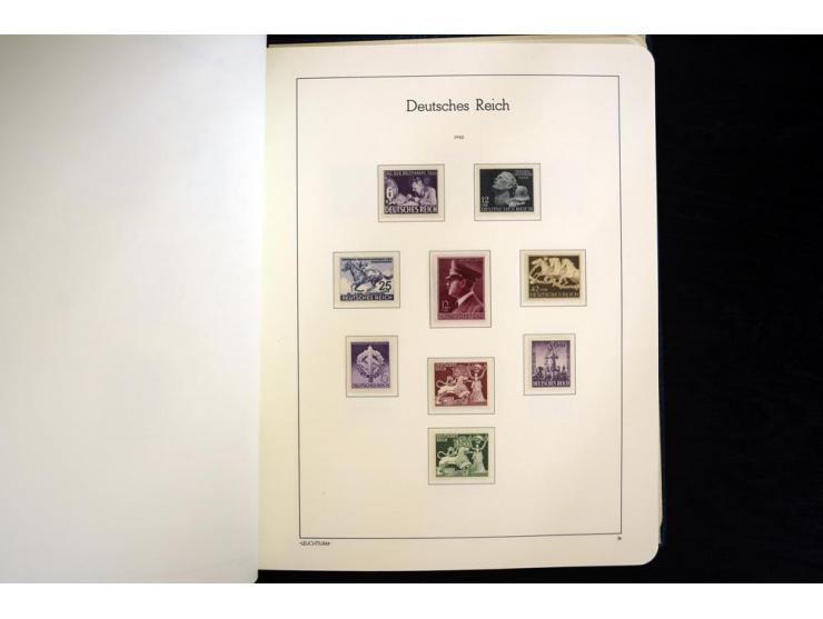 1933/45, postfrische und ungebrauchte Sammlung, in den Hauptnummern kpl., dazu etwas Besetzung II