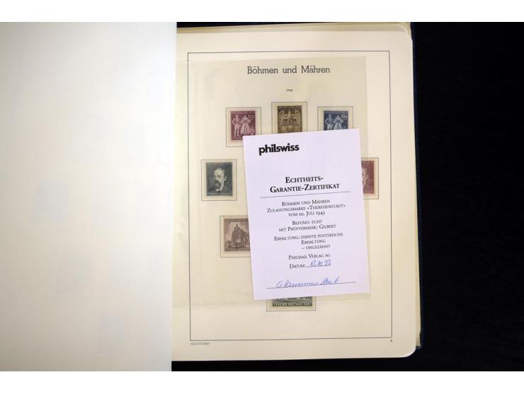 1933/45, postfrische und ungebrauchte Sammlung, in den Hauptnummern kpl., dazu etwas Besetzung II