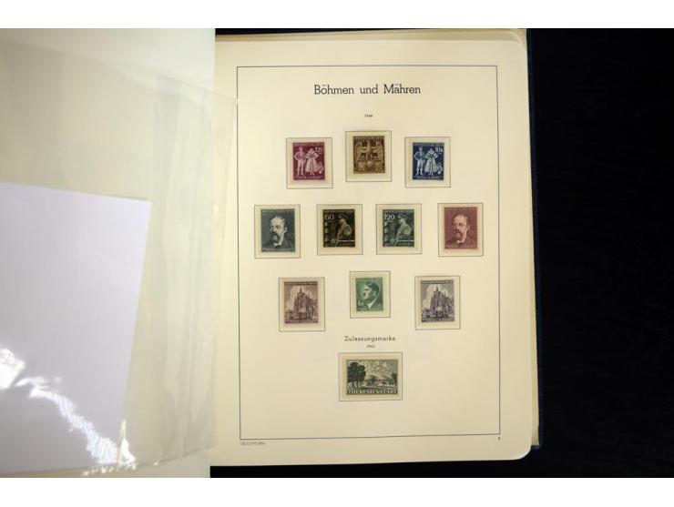 1933/45, postfrische und ungebrauchte Sammlung, in den Hauptnummern kpl., dazu etwas Besetzung II
