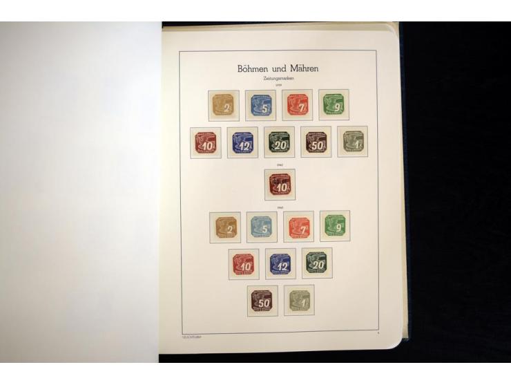 1933/45, postfrische und ungebrauchte Sammlung, in den Hauptnummern kpl., dazu etwas Besetzung II