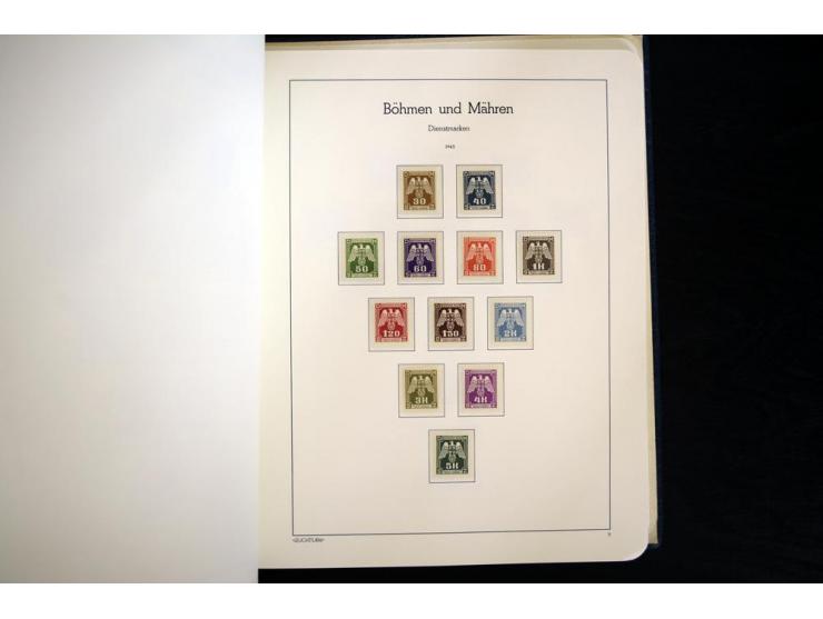 1933/45, postfrische und ungebrauchte Sammlung, in den Hauptnummern kpl., dazu etwas Besetzung II