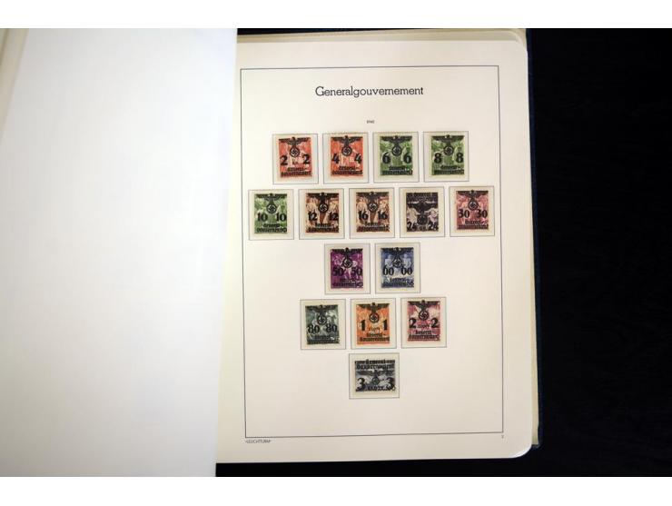 1933/45, postfrische und ungebrauchte Sammlung, in den Hauptnummern kpl., dazu etwas Besetzung II