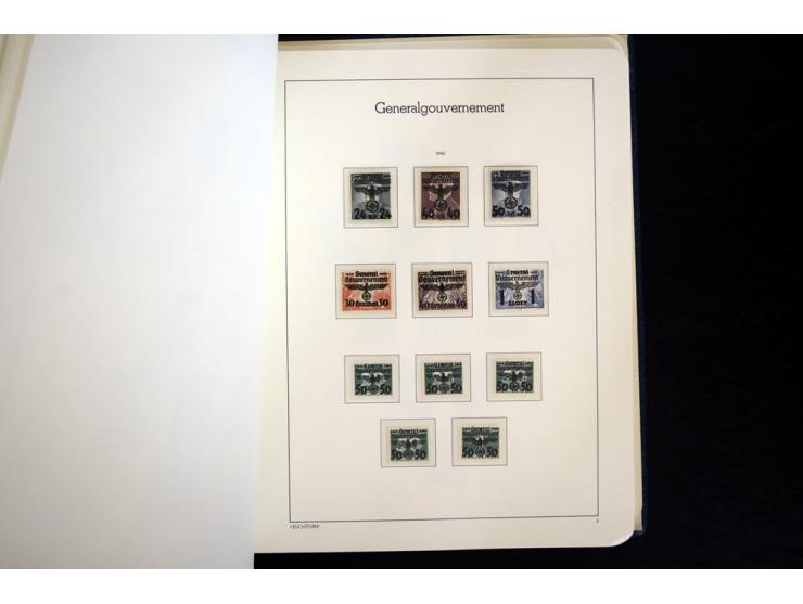 1933/45, postfrische und ungebrauchte Sammlung, in den Hauptnummern kpl., dazu etwas Besetzung II