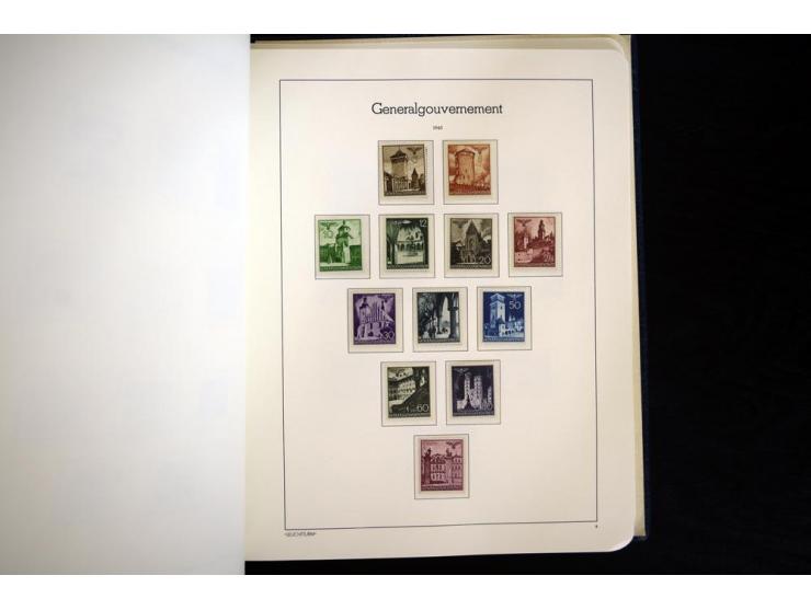 1933/45, postfrische und ungebrauchte Sammlung, in den Hauptnummern kpl., dazu etwas Besetzung II