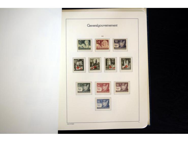 1933/45, postfrische und ungebrauchte Sammlung, in den Hauptnummern kpl., dazu etwas Besetzung II