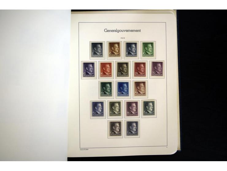 1933/45, postfrische und ungebrauchte Sammlung, in den Hauptnummern kpl., dazu etwas Besetzung II