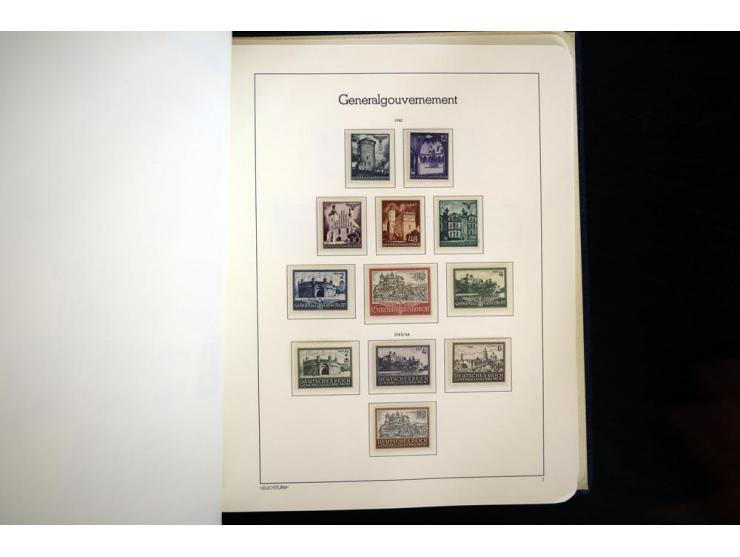 1933/45, postfrische und ungebrauchte Sammlung, in den Hauptnummern kpl., dazu etwas Besetzung II