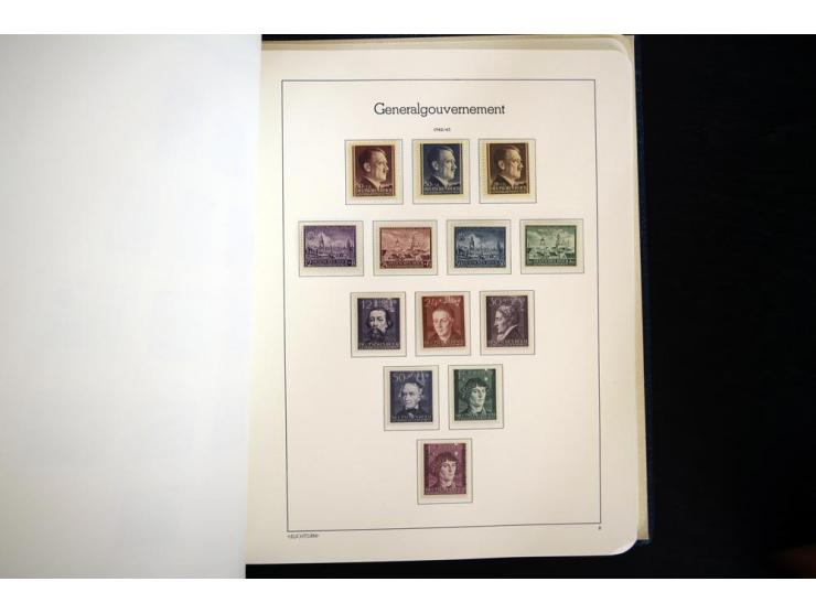 1933/45, postfrische und ungebrauchte Sammlung, in den Hauptnummern kpl., dazu etwas Besetzung II