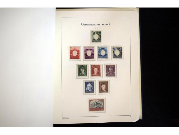 1933/45, postfrische und ungebrauchte Sammlung, in den Hauptnummern kpl., dazu etwas Besetzung II