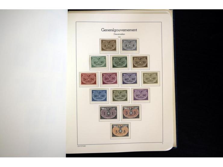 1933/45, postfrische und ungebrauchte Sammlung, in den Hauptnummern kpl., dazu etwas Besetzung II