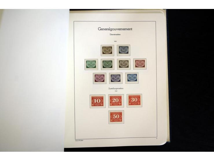 1933/45, postfrische und ungebrauchte Sammlung, in den Hauptnummern kpl., dazu etwas Besetzung II