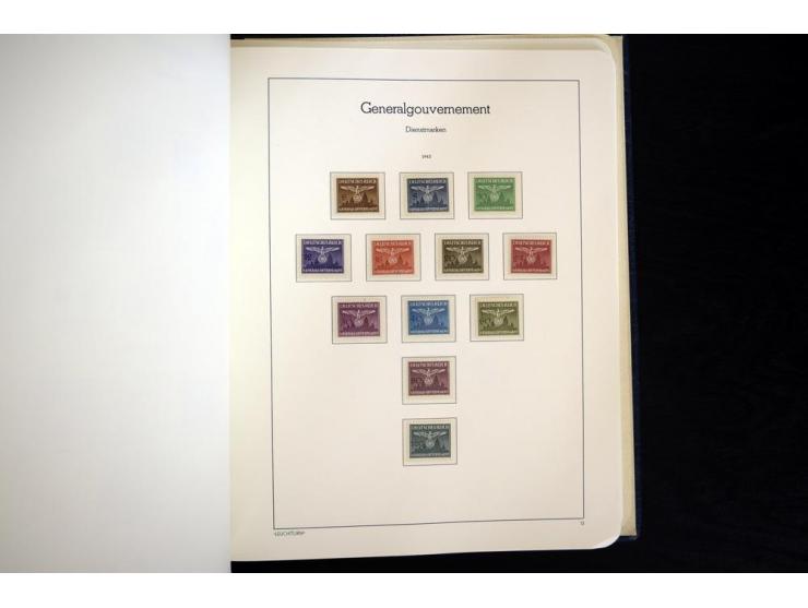 1933/45, postfrische und ungebrauchte Sammlung, in den Hauptnummern kpl., dazu etwas Besetzung II