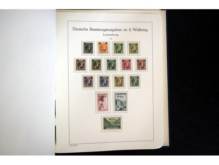 1933/45, postfrische und ungebrauchte Sammlung, in den Hauptnummern kpl., dazu etwas Besetzung II