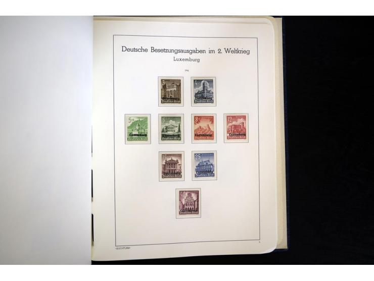 1933/45, postfrische und ungebrauchte Sammlung, in den Hauptnummern kpl., dazu etwas Besetzung II