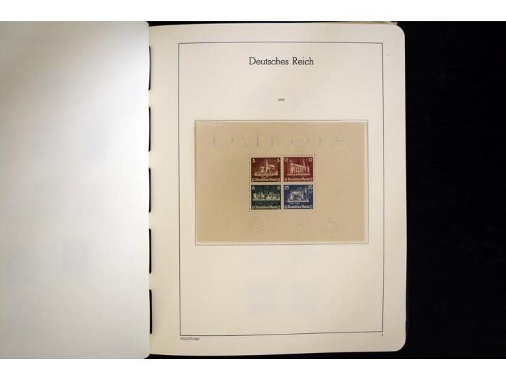 1933/45, postfrische und ungebrauchte Sammlung, in den Hauptnummern kpl., dazu etwas Besetzung II