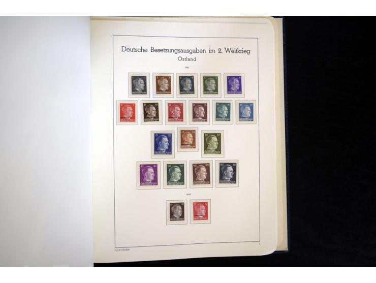 1933/45, postfrische und ungebrauchte Sammlung, in den Hauptnummern kpl., dazu etwas Besetzung II
