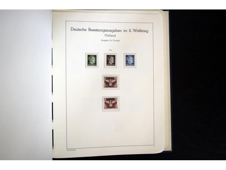 1933/45, postfrische und ungebrauchte Sammlung, in den Hauptnummern kpl., dazu etwas Besetzung II