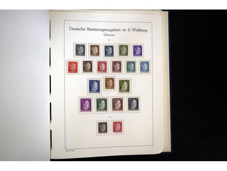 1933/45, postfrische und ungebrauchte Sammlung, in den Hauptnummern kpl., dazu etwas Besetzung II