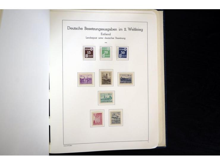 1933/45, postfrische und ungebrauchte Sammlung, in den Hauptnummern kpl., dazu etwas Besetzung II