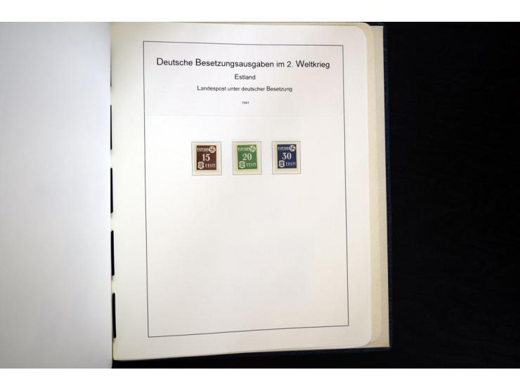 1933/45, postfrische und ungebrauchte Sammlung, in den Hauptnummern kpl., dazu etwas Besetzung II