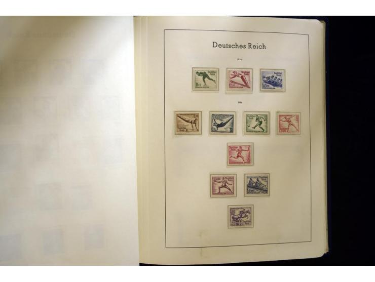 1933/45, postfrische und ungebrauchte, in den Hauptnummern kpl. Sammlung, dazu etwas Feld- und Inselpost
