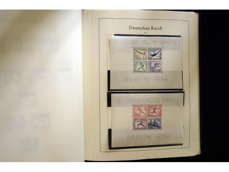 1933/45, postfrische und ungebrauchte, in den Hauptnummern kpl. Sammlung, dazu etwas Feld- und Inselpost