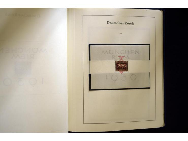 1933/45, postfrische und ungebrauchte, in den Hauptnummern kpl. Sammlung, dazu etwas Feld- und Inselpost
