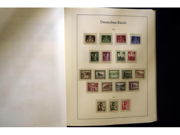 1933/45, postfrische und ungebrauchte, in den Hauptnummern kpl. Sammlung, dazu etwas Feld- und Inselpost